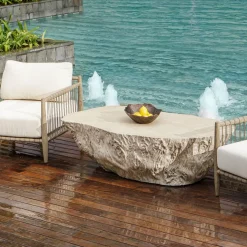 Mor Furniture Oakmont Outdoor Coffee Table In White