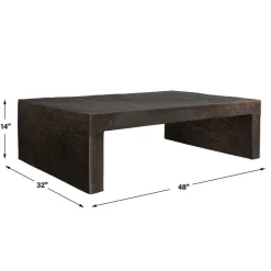 Mor Furniture Obra Outdoor Coffee Table In Bronze