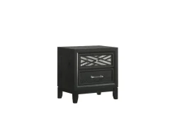 Mor Furniture Obsidian Panel Bed, Dresser, Mirror & Nightstand In , Queen
