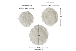 Mor Furniture Ocean Gem Wall Art, Set Of 3