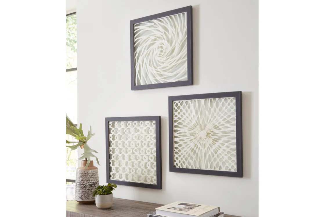 Mor Furniture Odella Paper Wall Art, Set Of 3
