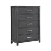 Mor Furniture Odessa Chest In Charcoal Gray
