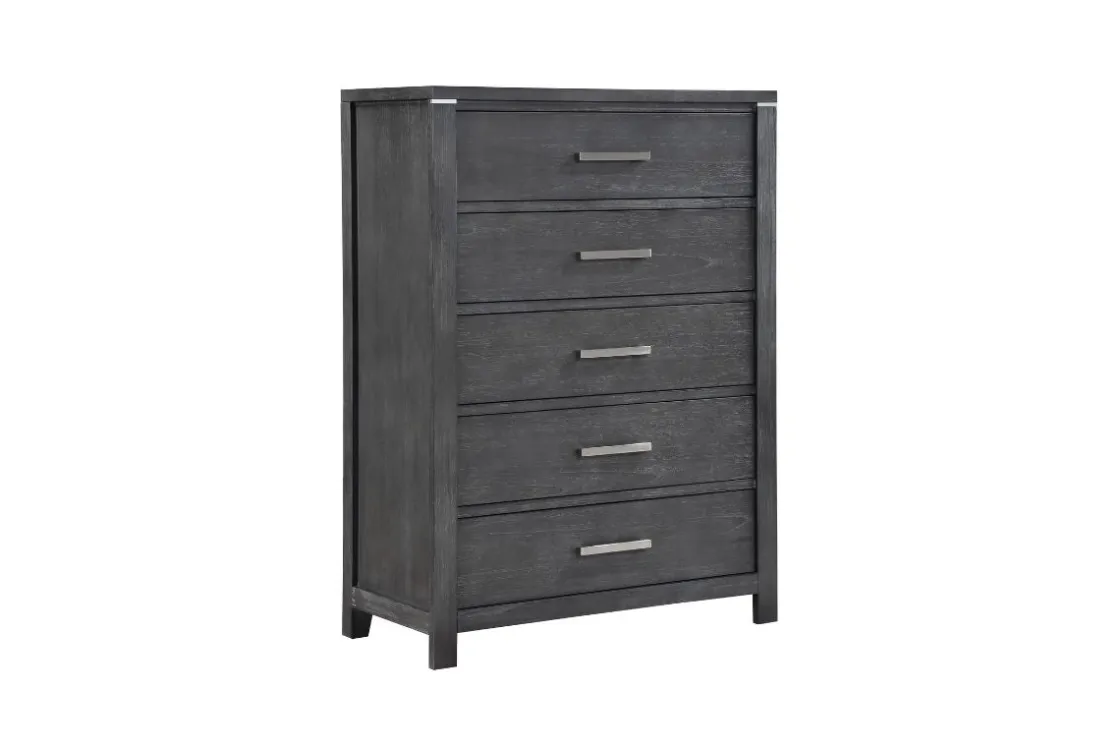Mor Furniture Odessa Chest In Charcoal Gray