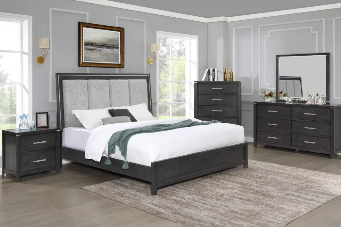Mor Furniture Odessa Chest In Charcoal Gray