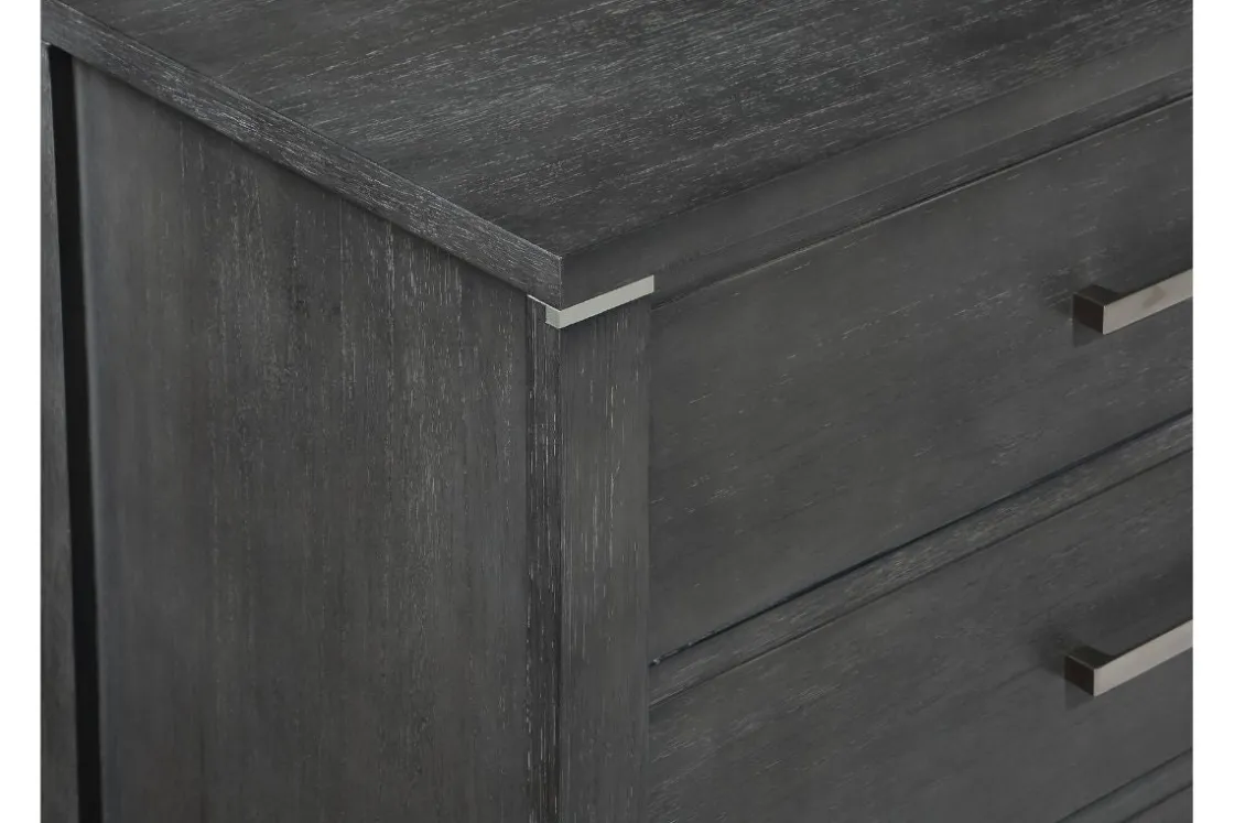 Mor Furniture Odessa Chest In Charcoal Gray