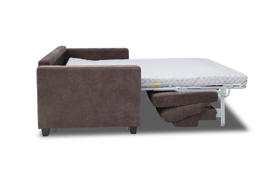 Mor Furniture Oliver Queen Sleeper Sofa W/ Mattress In Mistral Rabbit