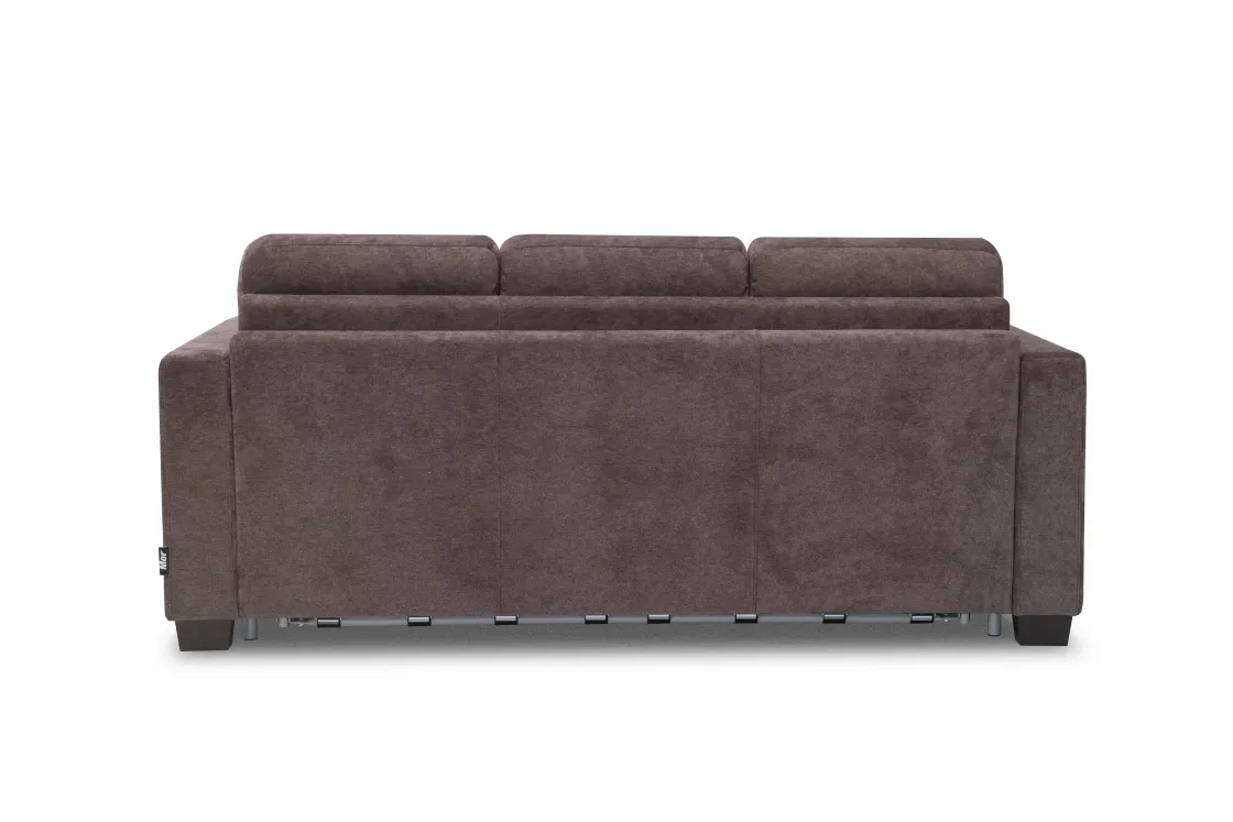 Mor Furniture Oliver Queen Sleeper Sofa W/ Mattress In Mistral Rabbit
