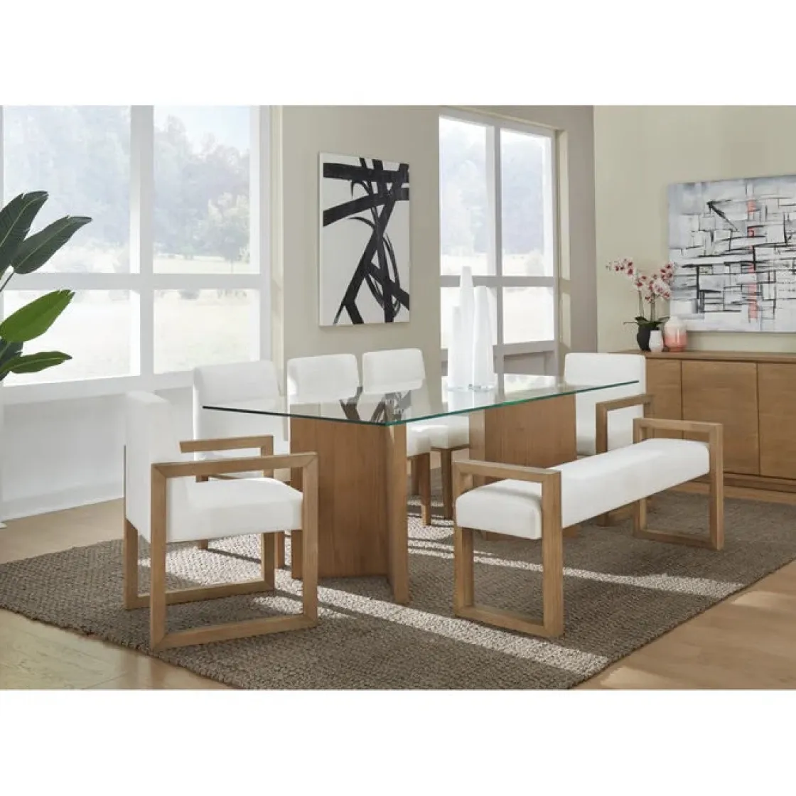 Mor Furniture One Dining Table In Bisque