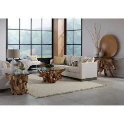Mor Furniture One End Table In Warm Teak
