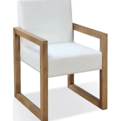 Mor Furniture One Upholstered Arm Chair In Bisque, Set Of 2