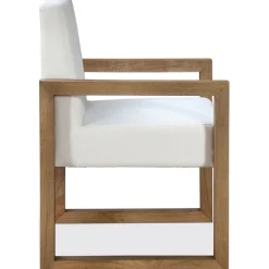 Mor Furniture One Upholstered Arm Chair In Bisque, Set Of 2