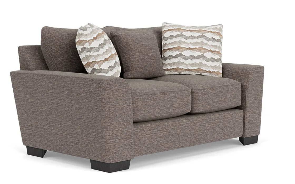 Mor Furniture Oracle Loveseat In Envy Ebony