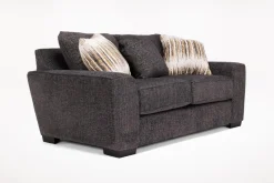 Mor Furniture Oracle Loveseat In Envy Ebony