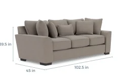 Mor Furniture Oracle Queen Sleeper Sofa In , Down