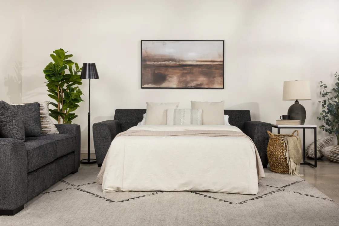 Mor Furniture Oracle Queen Sleeper Sofa W/ Mattress In , Down