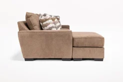 Mor Furniture Oracle Reversible Sofa Chaise In Envy Bark