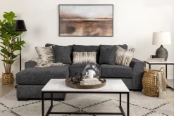Mor Furniture Oracle Reversible Sofa Chaise In Envy Bark