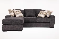 Mor Furniture Oracle Reversible Sofa Chaise In Envy Bark