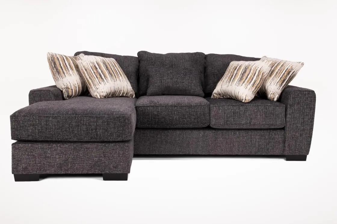 Mor Furniture Oracle Reversible Sofa Chaise In Envy Bark
