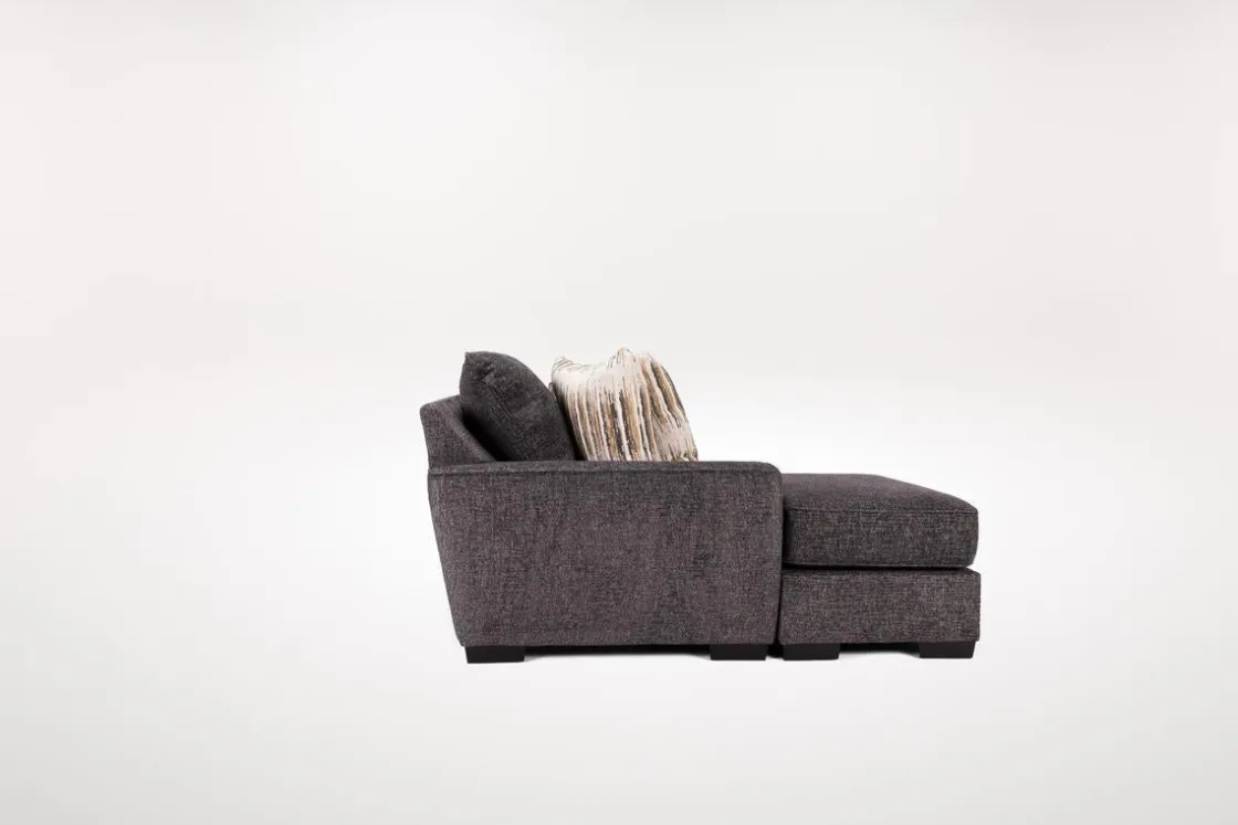 Mor Furniture Oracle Reversible Sofa Chaise In Envy Bark