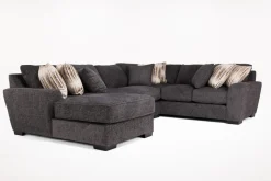 Mor Furniture Oracle Tux Loveseat Chaise Sectional In , Left Facing, Down