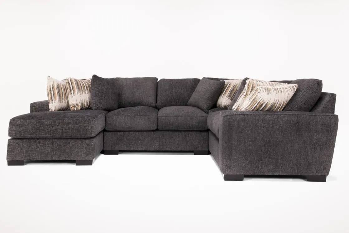 Mor Furniture Oracle Tux Loveseat Chaise Sectional In , Left Facing, Down