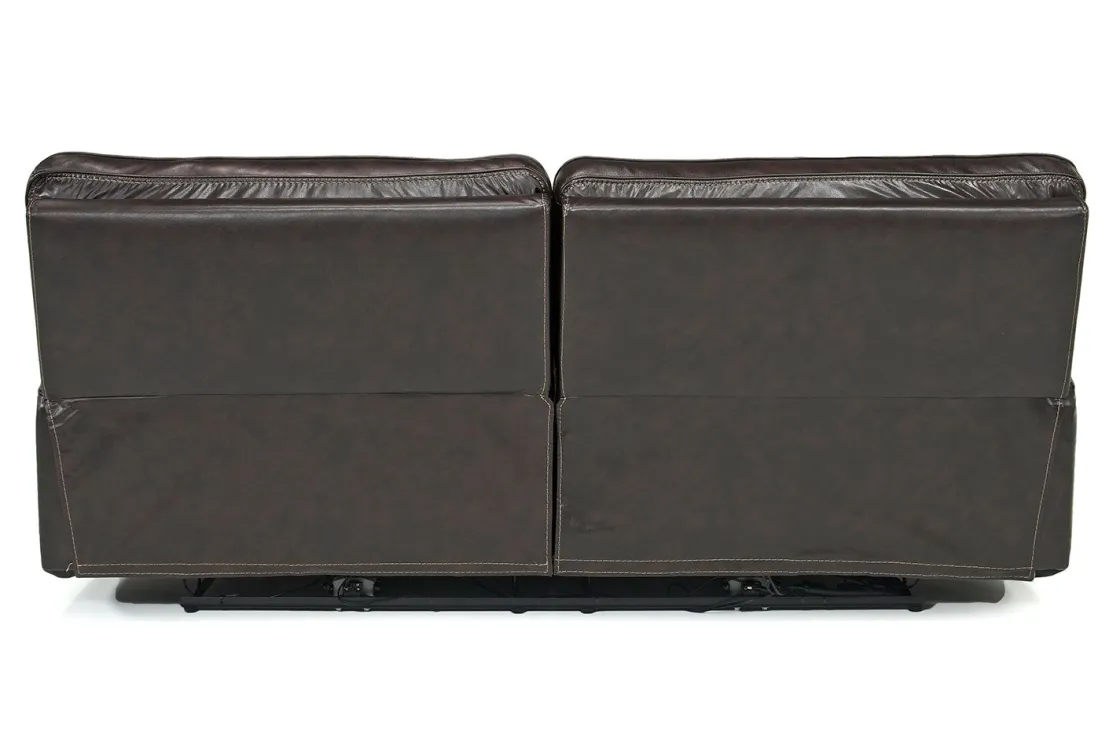 Mor Furniture Oslo 3 Power Sofa In Brown Leather