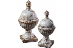 Mor Furniture Oval Domes Preserved Boxwood, Set Of 2