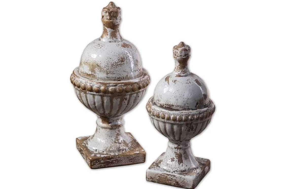 Mor Furniture Oval Domes Preserved Boxwood, Set Of 2