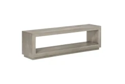 Mor Furniture Oxford Dining Table & 4 Chairs & Bench In Basalt Gray