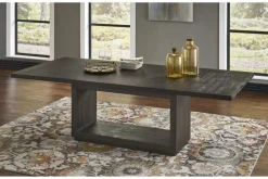 Mor Furniture Oxford Dining Table In Basalt Gray