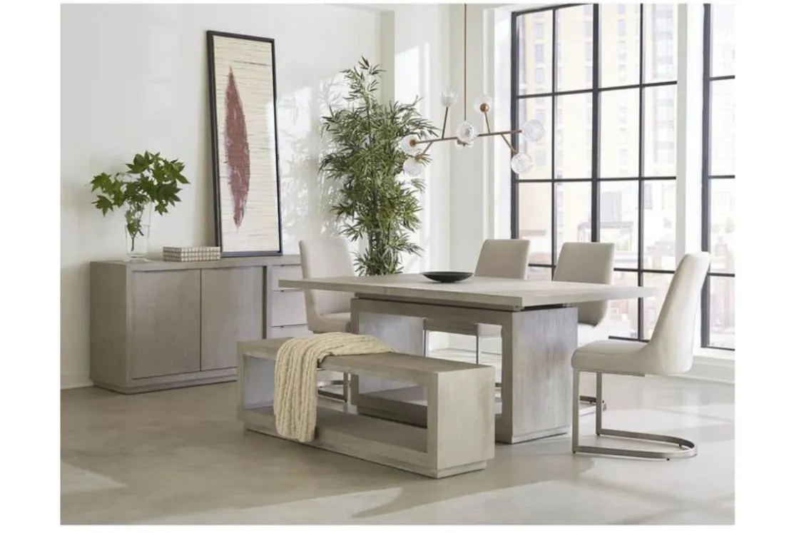 Mor Furniture Oxford Dining Table In Basalt Gray