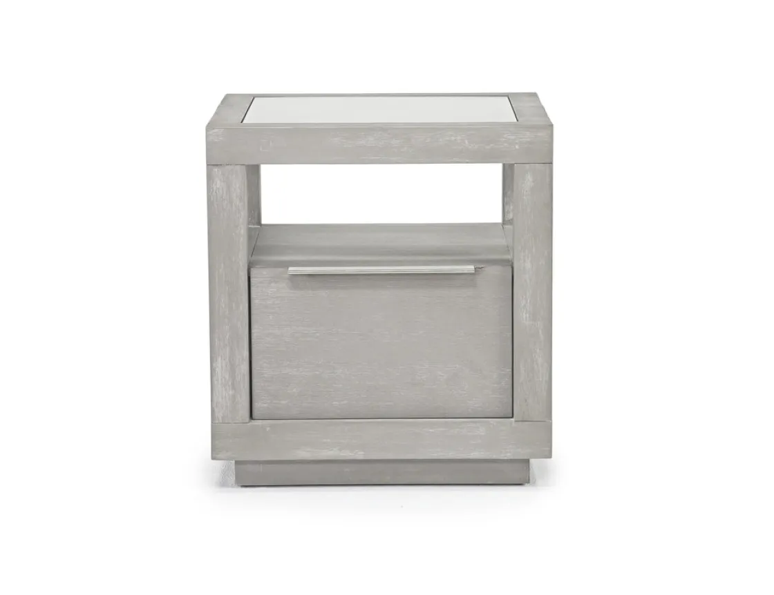 Mor Furniture Oxford End Table In Mineral