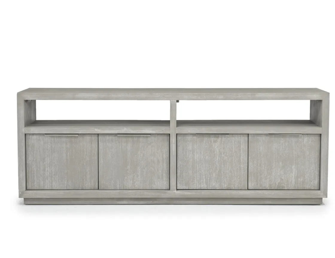 Mor Furniture Oxford Media Console In Mineral, 74 Inch