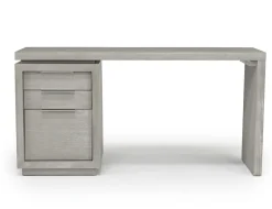 Mor Furniture Oxford Office Desk W/ File Cabient In Mineral