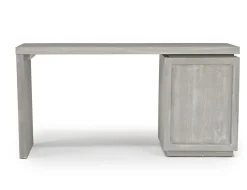Mor Furniture Oxford Office Desk W/ File Cabient In Mineral