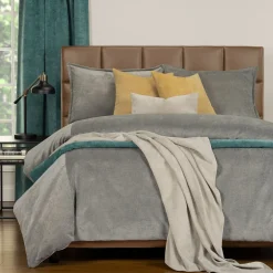 Mor Furniture Padma Pillowcases In Harbor Gray, Set Of 2, Queen