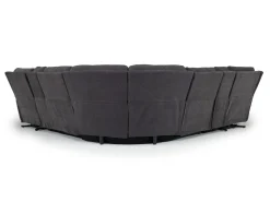 Mor Furniture Palencia 7 Piece 3 Power Sectional In Trento Charcoal