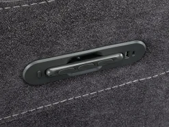 Mor Furniture Palencia 6 Piece 3 Power Sectional W/ 3 Power Armless Recliner In Trento Dove