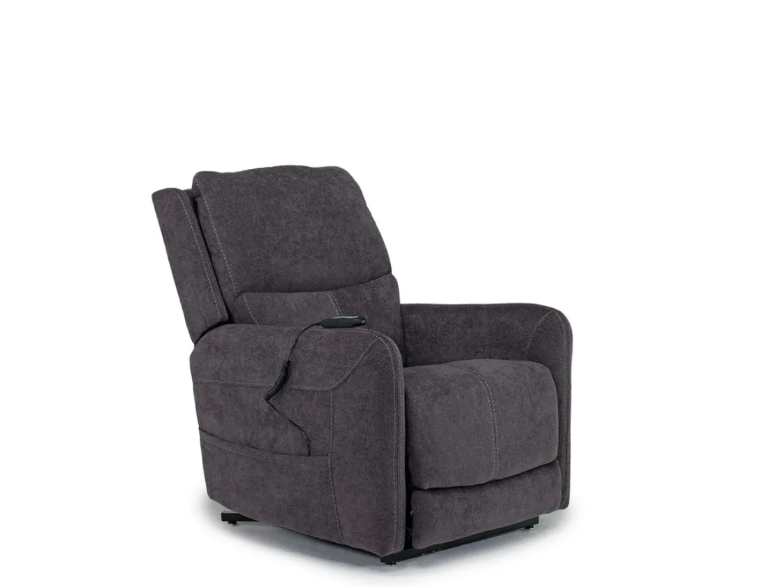 Mor Furniture Palencia 3 Power Lift Recliner In Trento Dove