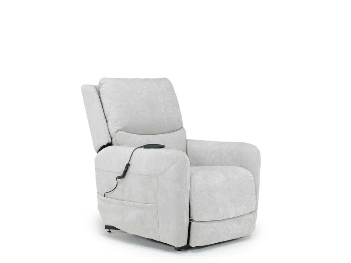 Mor Furniture Palencia 3 Power Lift Recliner In Trento Dove