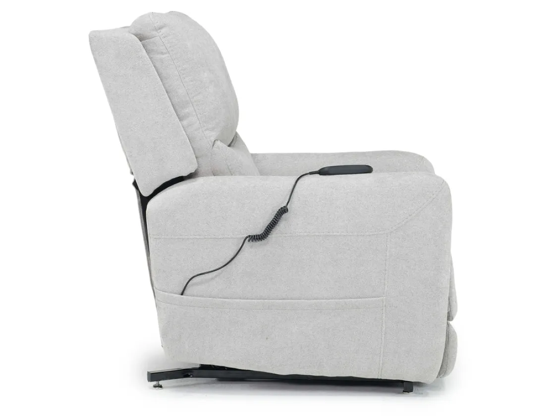 Mor Furniture Palencia 3 Power Lift Recliner In Trento Dove