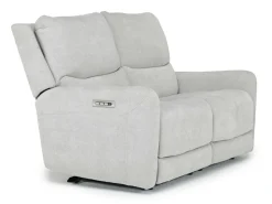 Mor Furniture Palencia 3 Power Loveseat In Trento Charcoal