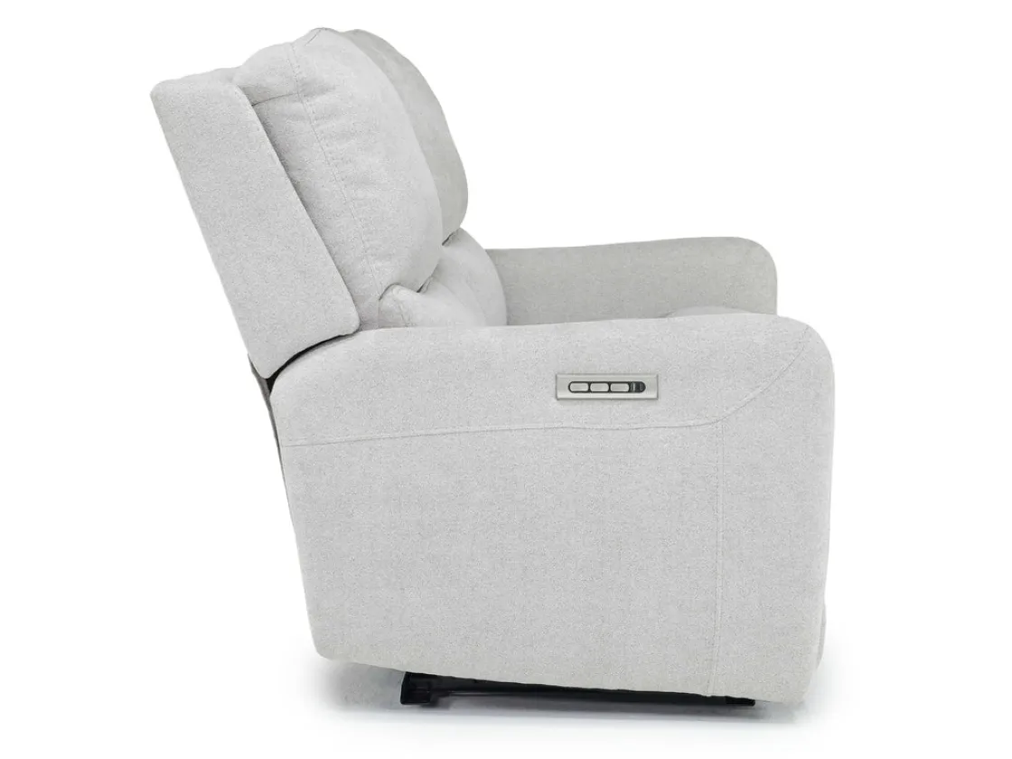 Mor Furniture Palencia 3 Power Loveseat In Trento Charcoal