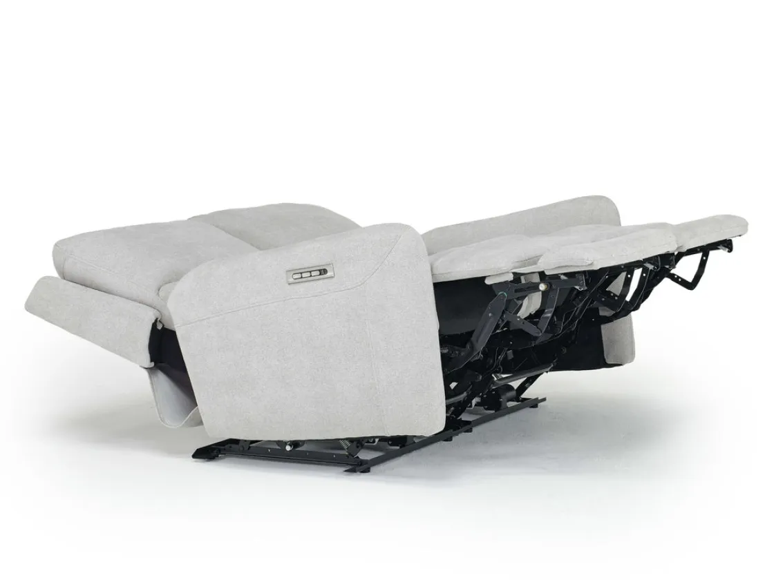 Mor Furniture Palencia 3 Power Loveseat In Trento Charcoal