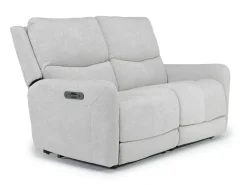 Mor Furniture Palencia 3 Power Loveseat In Trento Charcoal
