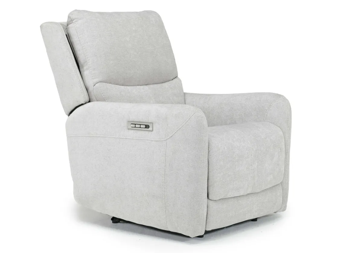 Mor Furniture Palencia 3 Power Recliner In Trento Dove