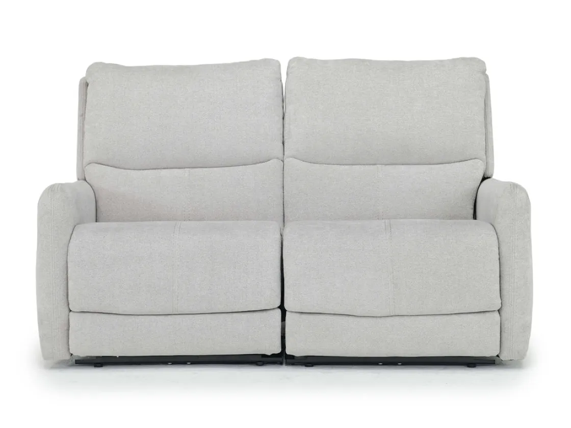 Mor Furniture Palencia 3 Power Sofa & Loveseat In Trento Charcoal