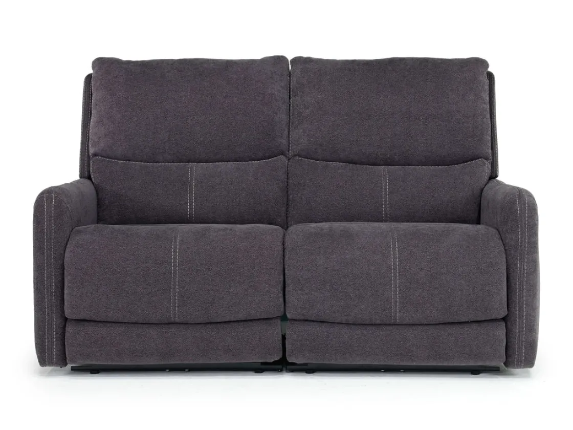 Mor Furniture Palencia 3 Power Sofa & Loveseat In Trento Charcoal