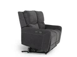Mor Furniture Palencia 3 Power Sofa & Loveseat In Trento Charcoal